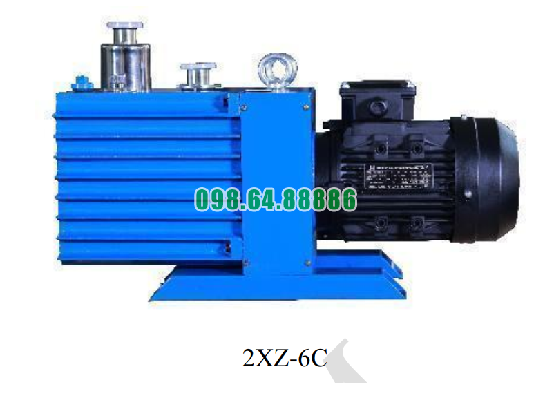 Bơm chân không công nghiệp nhỏ gọn model 2XZ-6C công suất 1.1 kW