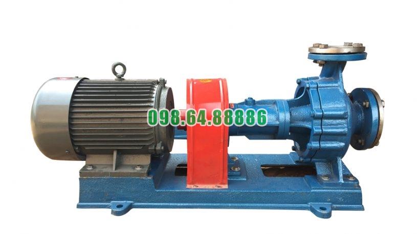 Bơm dầu nóng trục ngang RY32-32-160 lưu lượng 6 m3/h, công suất 1.5 kW, cột áp 28 m, tốc độ 2.900 vòng/phút