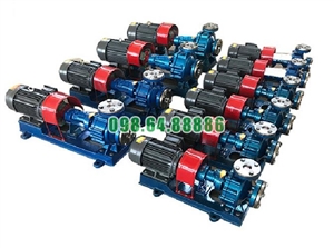 Bơm dầu truyền nhiệt trục ngang RY20-20-100 công suất 0.75 kW, cột áp 10 m